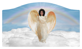 DASHELL-119-BL Angel (AA) Clouds Blue